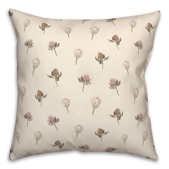 Cottage Florals Throw Pillow